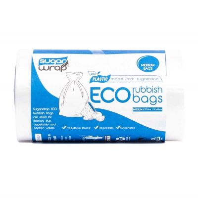 Sugarwrap Eco Rubbish Bags Medium 27lt 25 Pack