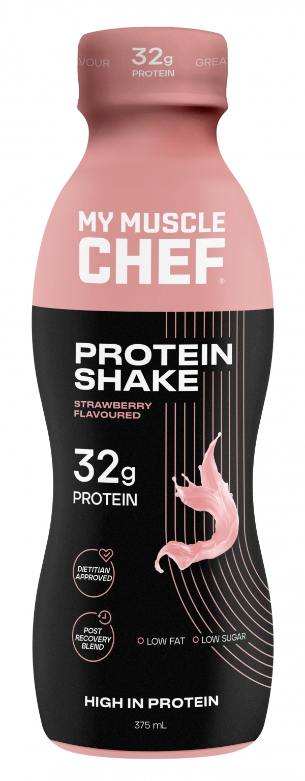 My Muscle Chef Protein Shake Strawberry 375ml