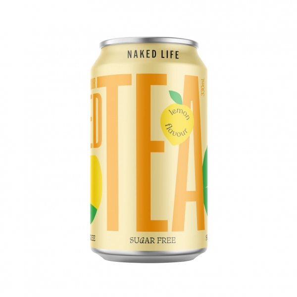 Naked Life Iced Tea Lemon Sugar Free 330ml