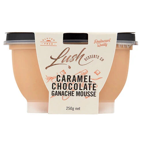 Lush Dessert Co Caramel Chocolate Ganache Mousse 250g