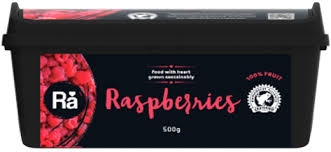 Ra Frozen Raspberries 500g