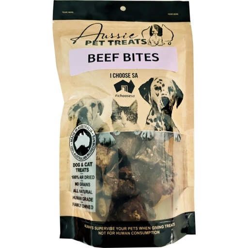 Aussie Pet Treats Beef Bites 100g