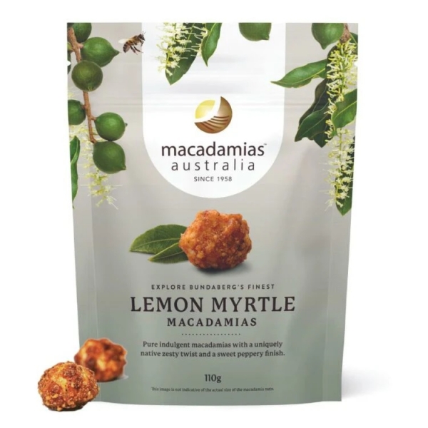 Macadamias Australia Lemon Myrtle Macadamias 110g