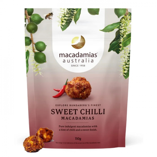 Macadamias Australia Sweet Chilli 110g