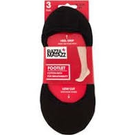 Razzamattaz Footlet Size 3+ 3 Pack Asst Colours Each