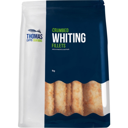 Thomas Cappo Crumbed Whiting Fillet 1kg