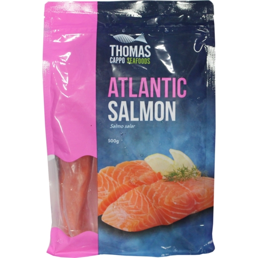 Thomas Cappo Seafoods Atlantic Salmon Portion Skin Off 500g