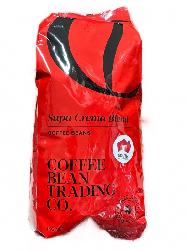 Coffee Bean Trading Co Supa Crema Blend Beans 1kg