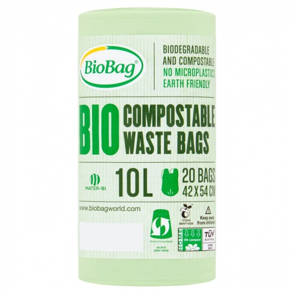 BioBag Compostable Bin Liner 10lt 20 Pack