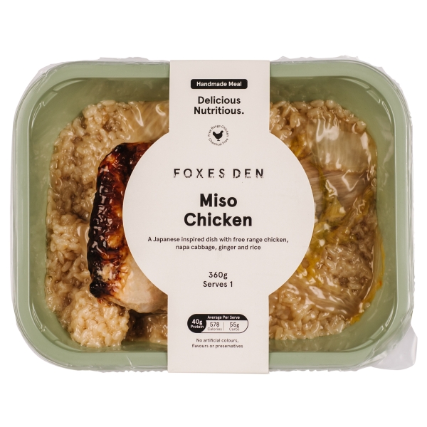 Foxes Den Miso Chicken 360g