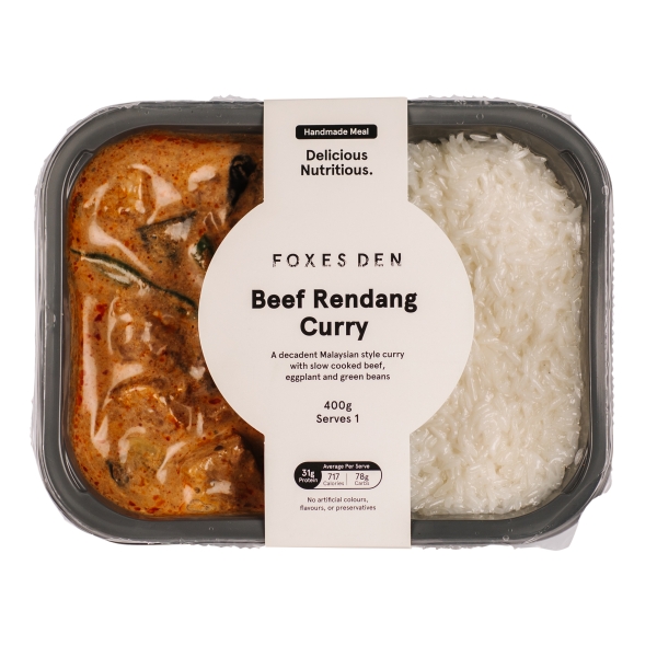 Foxes Den Beef Rendang Curry 400g 