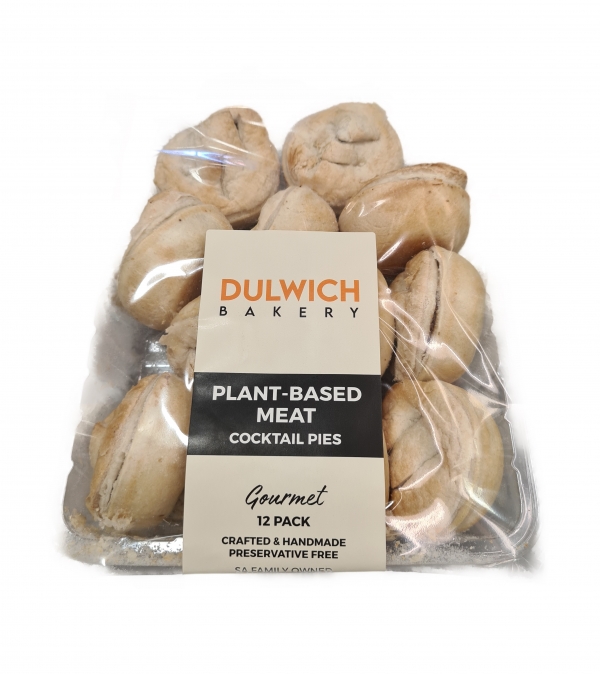 Dulwich Bakery Plant Based Meat Cocktail Pies 12 Pack 450g