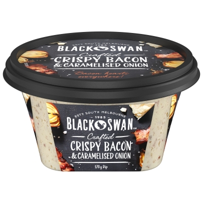 Black Swan Crafted Crispy Bacon & Caramelised Onion Dip 170g