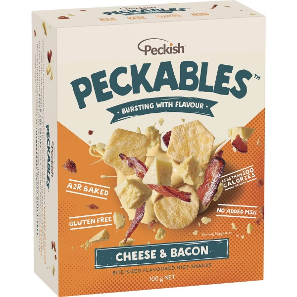 Peckish Peckables Cheese & Bacon 100g