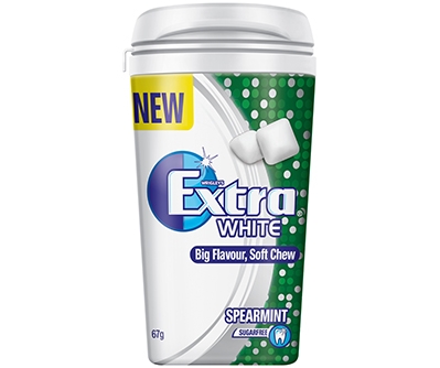 Wrigley's Extra White Spearmint Bottle 67g