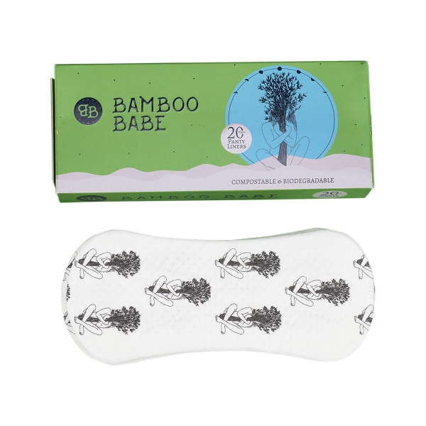 Bamboo Babe Panty Liners 20 Pack