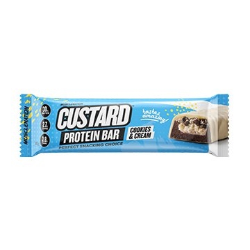 Muscle Nation Custard Protein Bar Cookies & Cream 60g