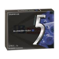 Wrigley's 5 Blueberry Envelope 32g