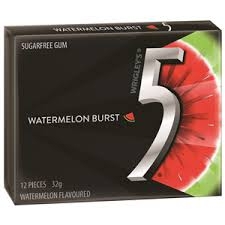 Wrigley's 5 Cool Watermelon Envelope 32g