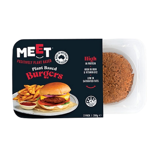 Meet Plant Based Burgers 2 Pack 250g