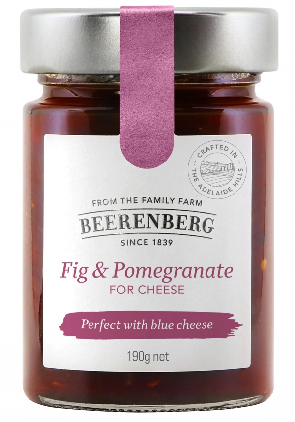 Beerenberg Fig & Pomegranate For Cheese 190g