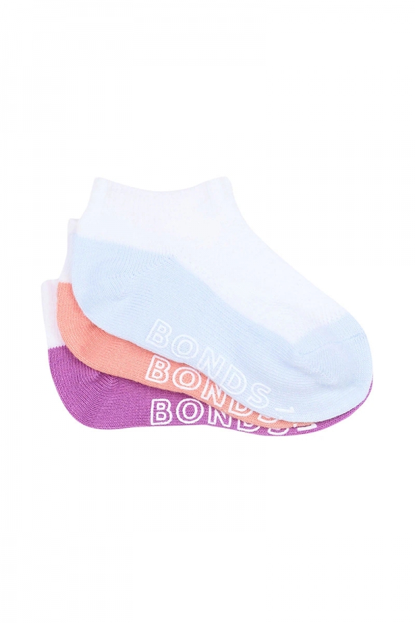 Bonds Baby Socks Light Low 3 Pairs