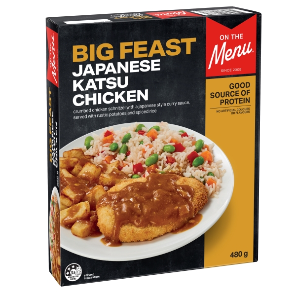 On The Menu Big Feast Japanese Katsu Chicken 480g