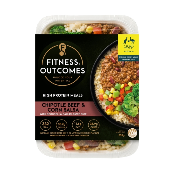 Fitness Outcomes Chipotle Beef & Corn Salsa 350g