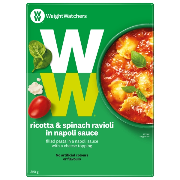 Weight Watchers Ricotta & Spinach Ravioli 320g