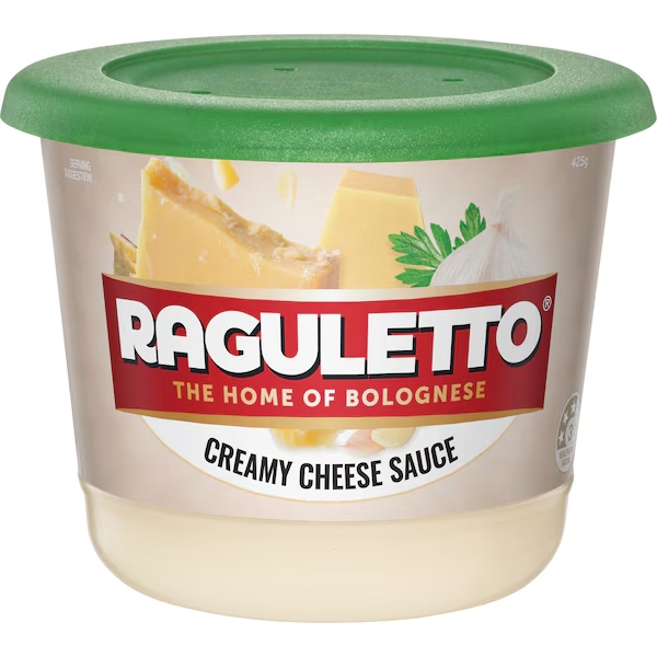 Raguletto Fresh Pasta Sauce Three Cheese 425g