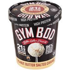 Gym Bod Ice Cream Peanut Butter Salted Caramel 475ml