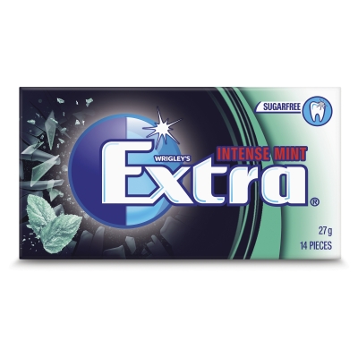 Wrigley's Extra Chewing Gum Intense Mint 14 Pack