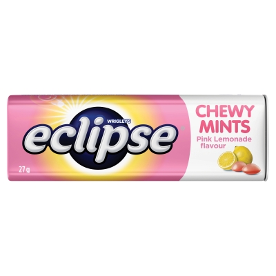 Wrigley's Eclips Chewy Mints Pink Lemonade 27g