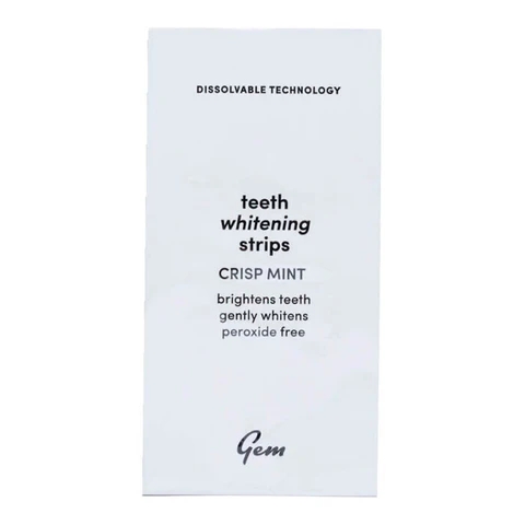 Gem Whitening Strips Crisp Mint 28 Pack