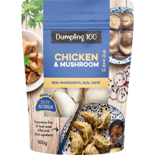 Dumpling 100 Chicken & Mushroom Dumplings 500g