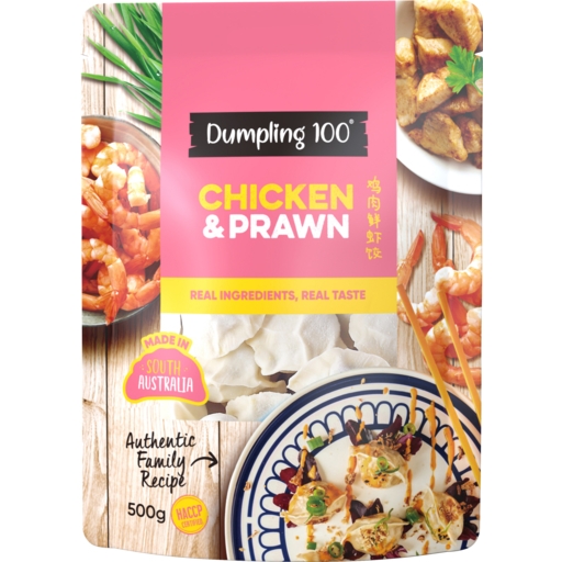 Dumpling 100 Chicken & Prawn Dumplings 500g