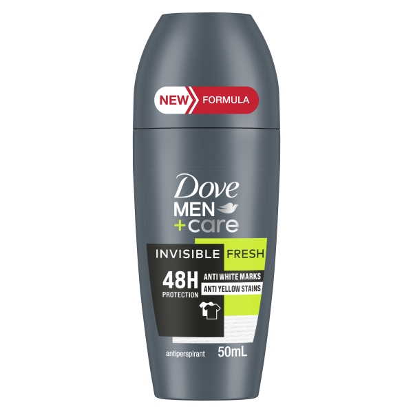 Dove Anti Perspirant Roll On Men Invisible Fresh 50ml