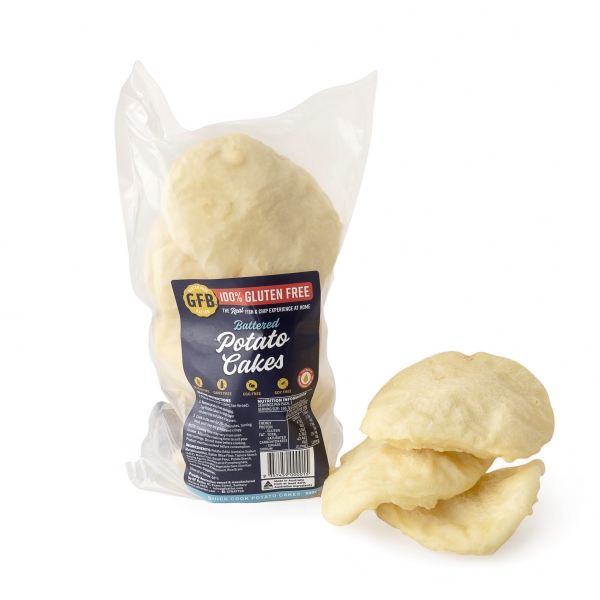 GFB Battered Potato Cakes 500g