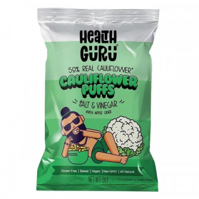 Health Guru Cauliflower Puffs Salt & Vinegar 56g