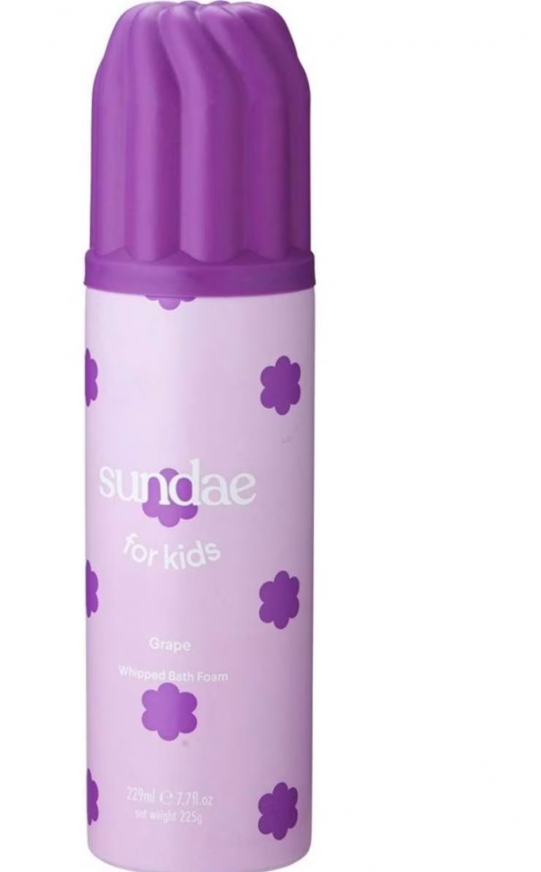 Sundae Kids Shower Foam Grape 222ml