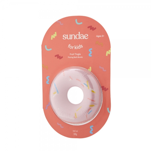 Sundae Kids Fizzing Bath Bomb Fruit Tingle 150g