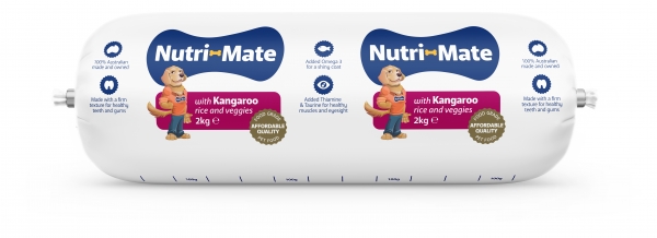 Nutrimate Dog Roll Kangaroo & Rice 2kg