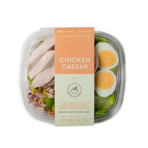 Bowlsome Chicken Caesar Salad 225g (Wellbeing)