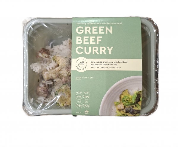 Bowlsome Green Beef Curry 370g