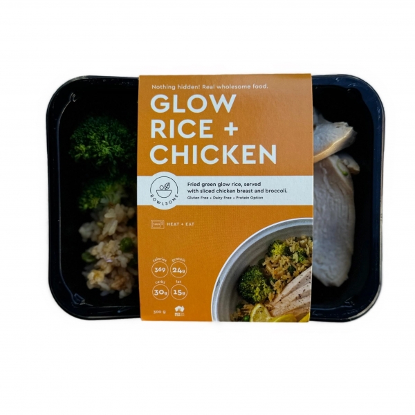 Bowlsome Glow Rice & Chicken 300g