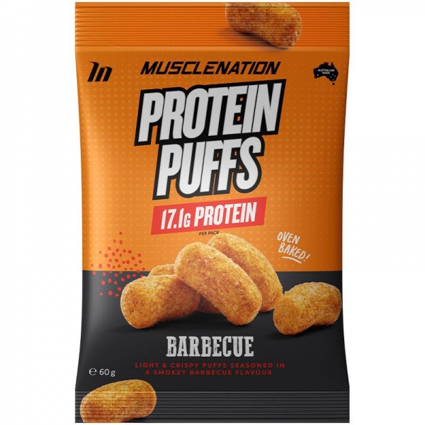 Muscle Nation Protein Puffs Barbecue 60g