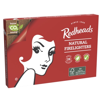 Redheads Firelighters Blocks Natural 28 Pack