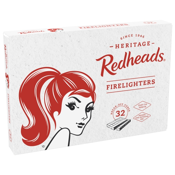 Redheads Firelighters Heritage 32 Pack