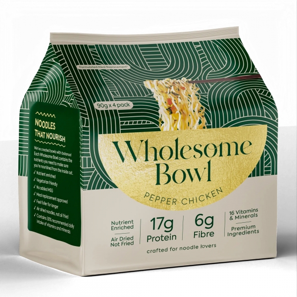 Wholesome Bowl Pepper Chicken 4 Pack 360g