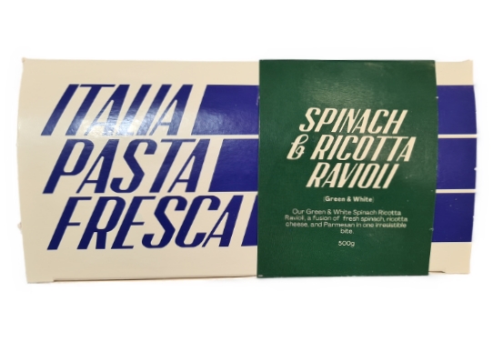 Italia Pasta Fresca Frozen Spinach & Ricotta Ravioli 500g